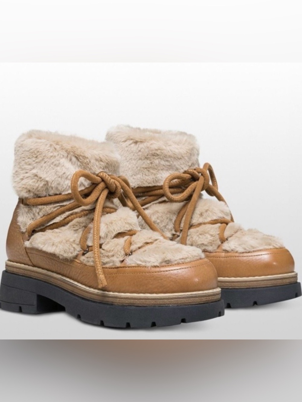 Free People Taupe Boot Box Label